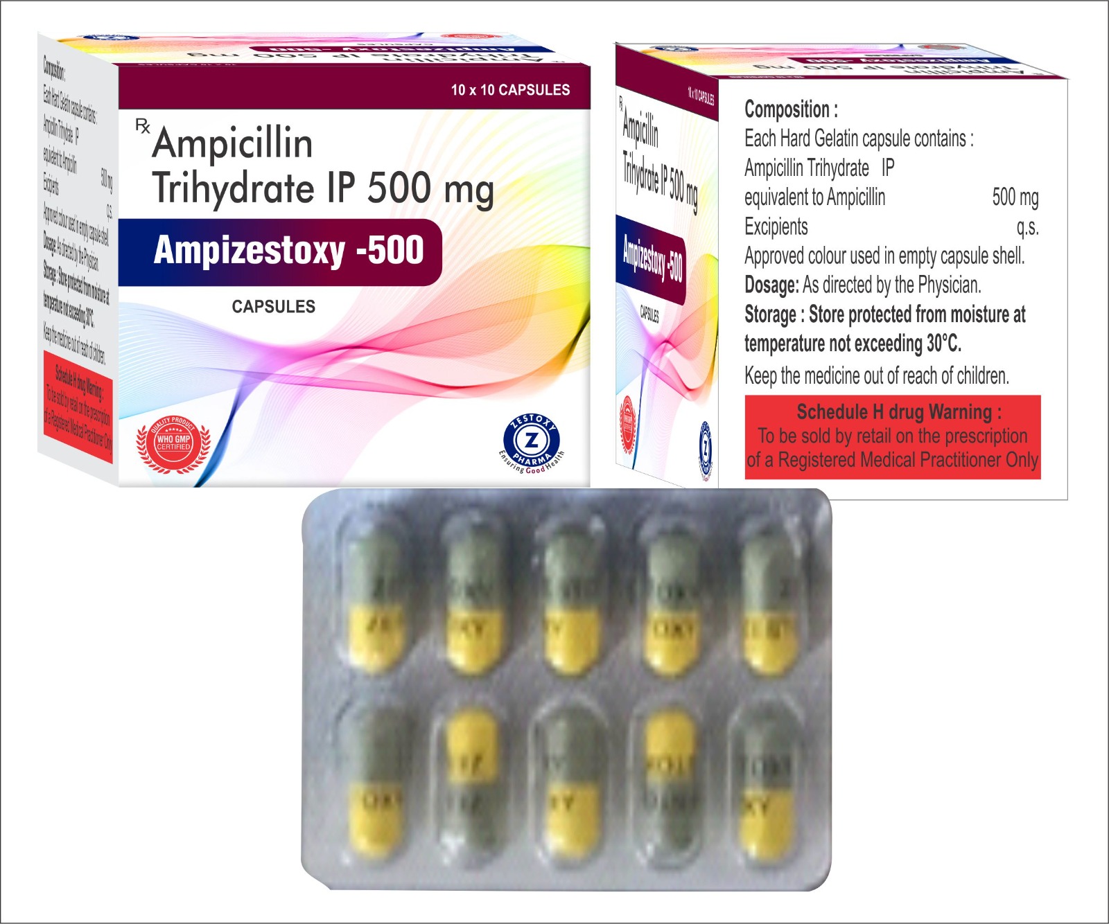 AMPIZESTOXY -500 CAPSULES